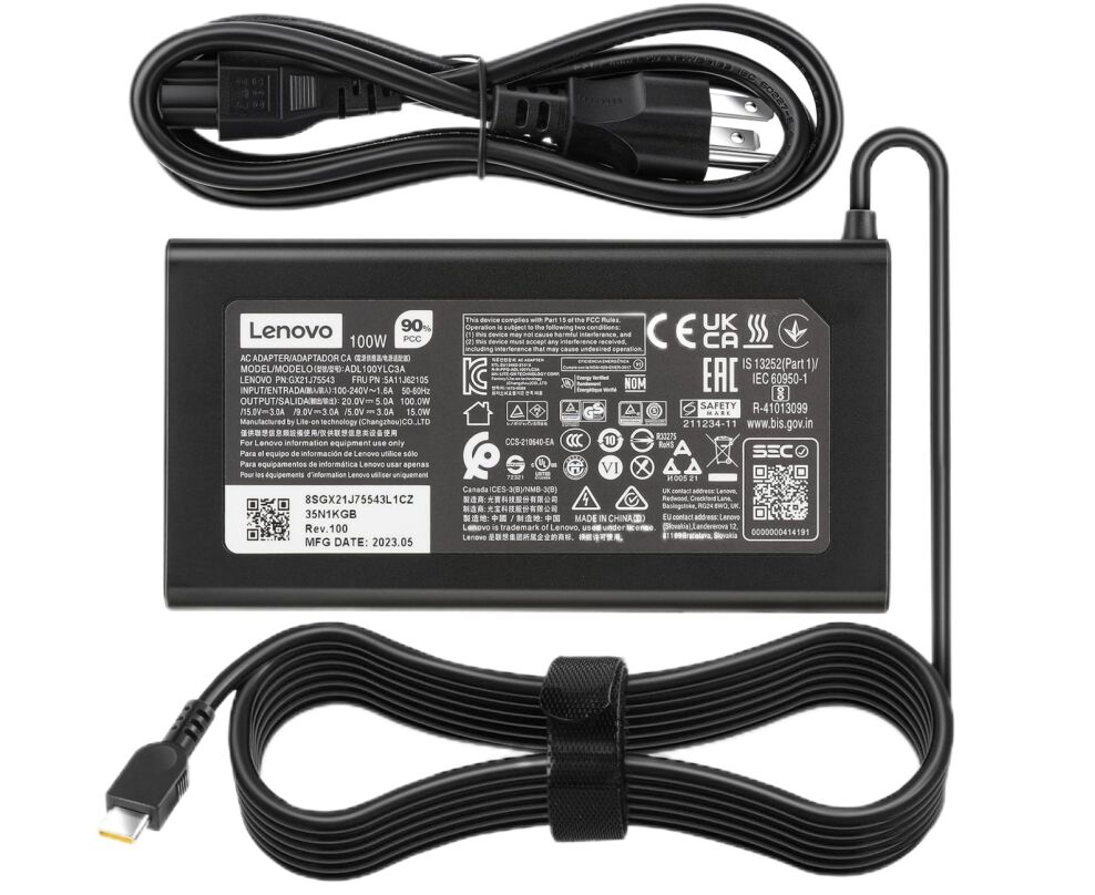 100W USB-C Type-C Lenovo ThinkBook 14 G6 IRL 21KG0015MB Charger AC Adapter + Cable 100W USB-C Type-C Lenovo ThinkBook 14 G6 IRL 21KG0015MB Charger AC Adapter + Cable