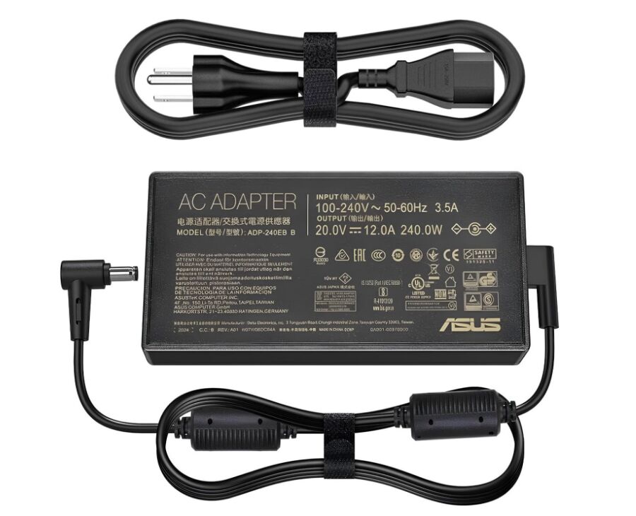 20V 12A 240W Asus 0A001-00970000 Charger AC Adapter + Cable