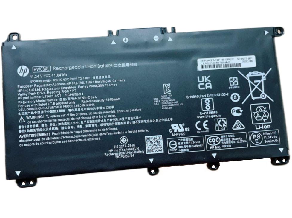 3440mAh 41.04Wh Original Battery for HP 17-cn0037nb 17-cn0022nt 17-cn0164st 3440mAh 41.04Wh Original Battery for HP 17-cn0037nb 17-cn0022nt 17-cn0164st
