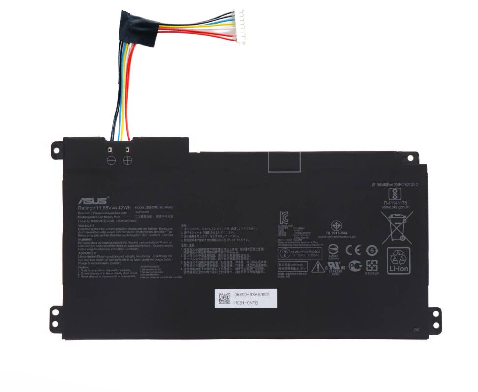 3 Cell 3640mAh 42Wh Battery for Asus VivoBook 14 E410MA-EK007TS 3 Cell 3640mAh 42Wh Battery for Asus VivoBook 14 E410MA-EK007TS