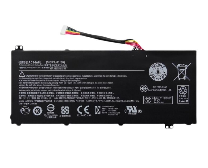 4605mAh 52.5Wh Original Battery for Acer Aspire Nitro VN7-571G-50EK 4605mAh 52.5Wh Original Battery for Acer Aspire Nitro VN7-571G-50EK