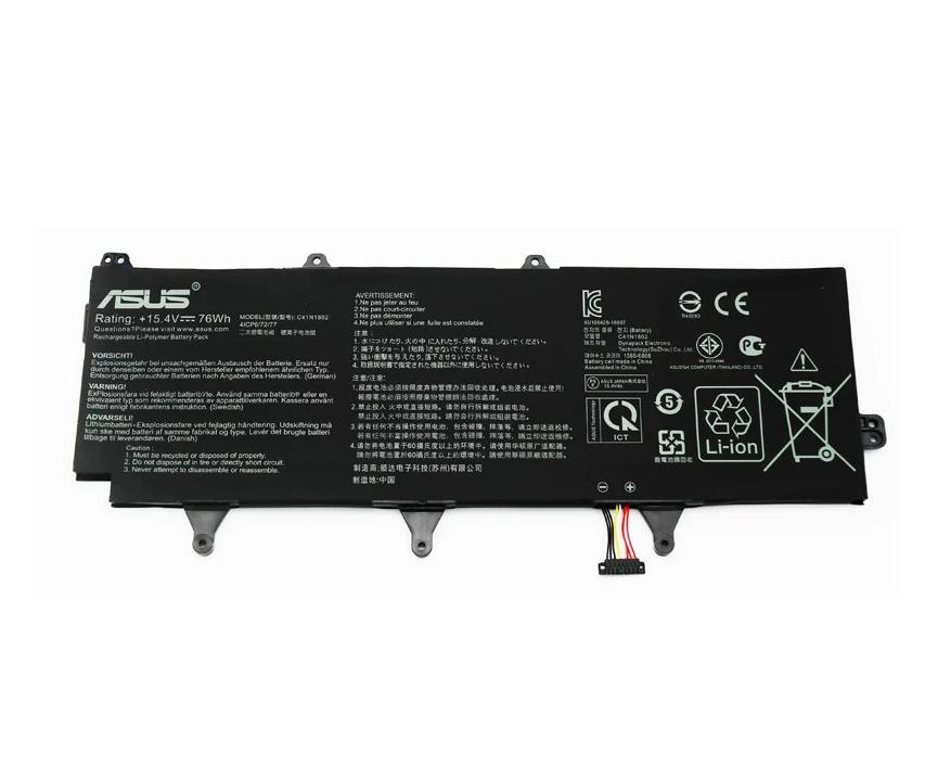 4 Cell 4940mAh 76Wh Original Battery for Asus 0B200-03140100 CA537177G 4ICP6/72/77 4 Cell 4940mAh 76Wh Original Battery for Asus 0B200-03140100 CA537177G 4ICP6/72/77