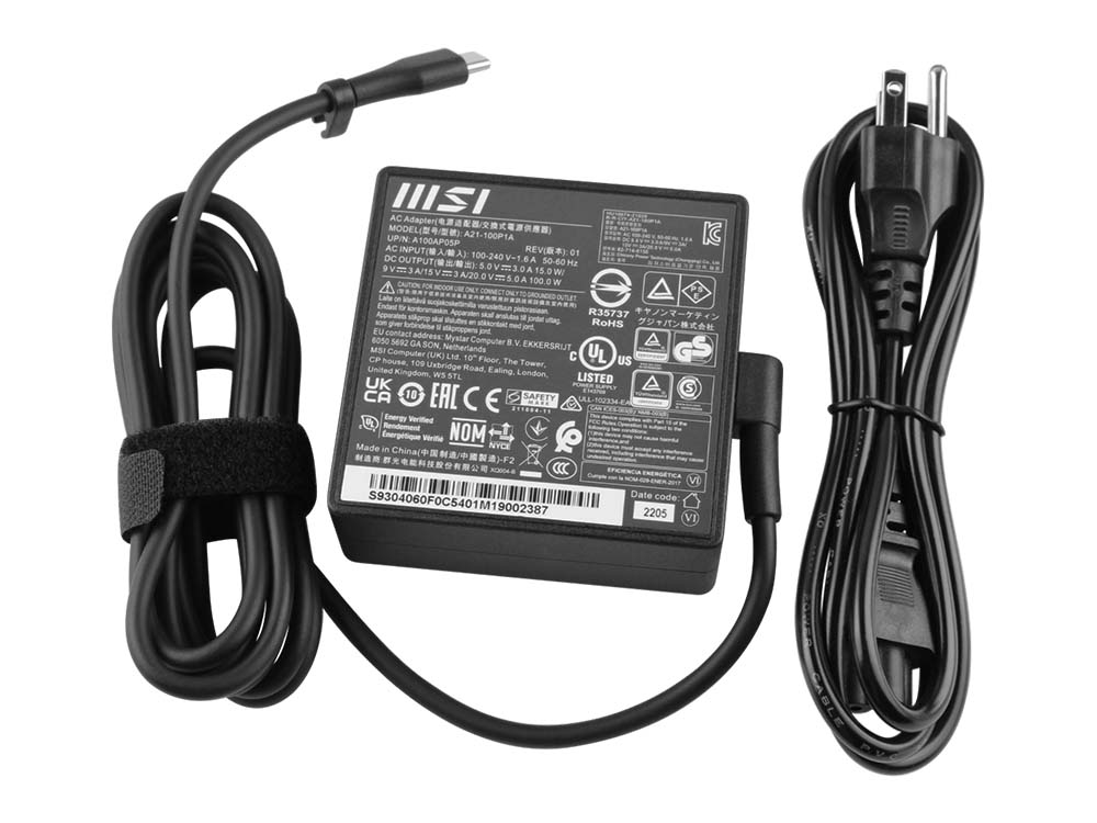 100W USB-C Charger Acer Swift Go 14 SFG14-73T-78YK AC Adapter + Cable 100W USB-C Charger Acer Swift Go 14 SFG14-73T-78YK AC Adapter + Cable